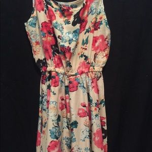 Floral mini dress